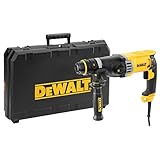 DeWalt SDS-plus Kombibohrhammer/ Schlagbohrmaschine (900 Watt, max. Bohrleistung (Beton) 26 mm, Schnellwechsel-Bohrfutter, Drehstopp für Meißelarbeiten, Sicherheitskupplung) D25144K